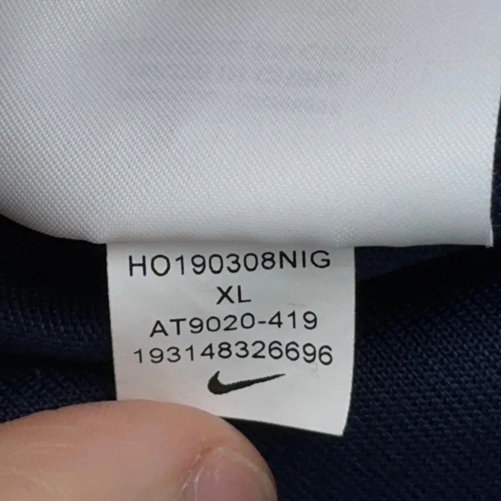Denver Nuggets Nike Dri-Fit Pullover‎ Hoodie Men's XL Blue NBA Gym AT9020-419